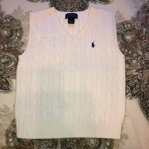 Boys Ralph Lauren Cable knit sweater vest